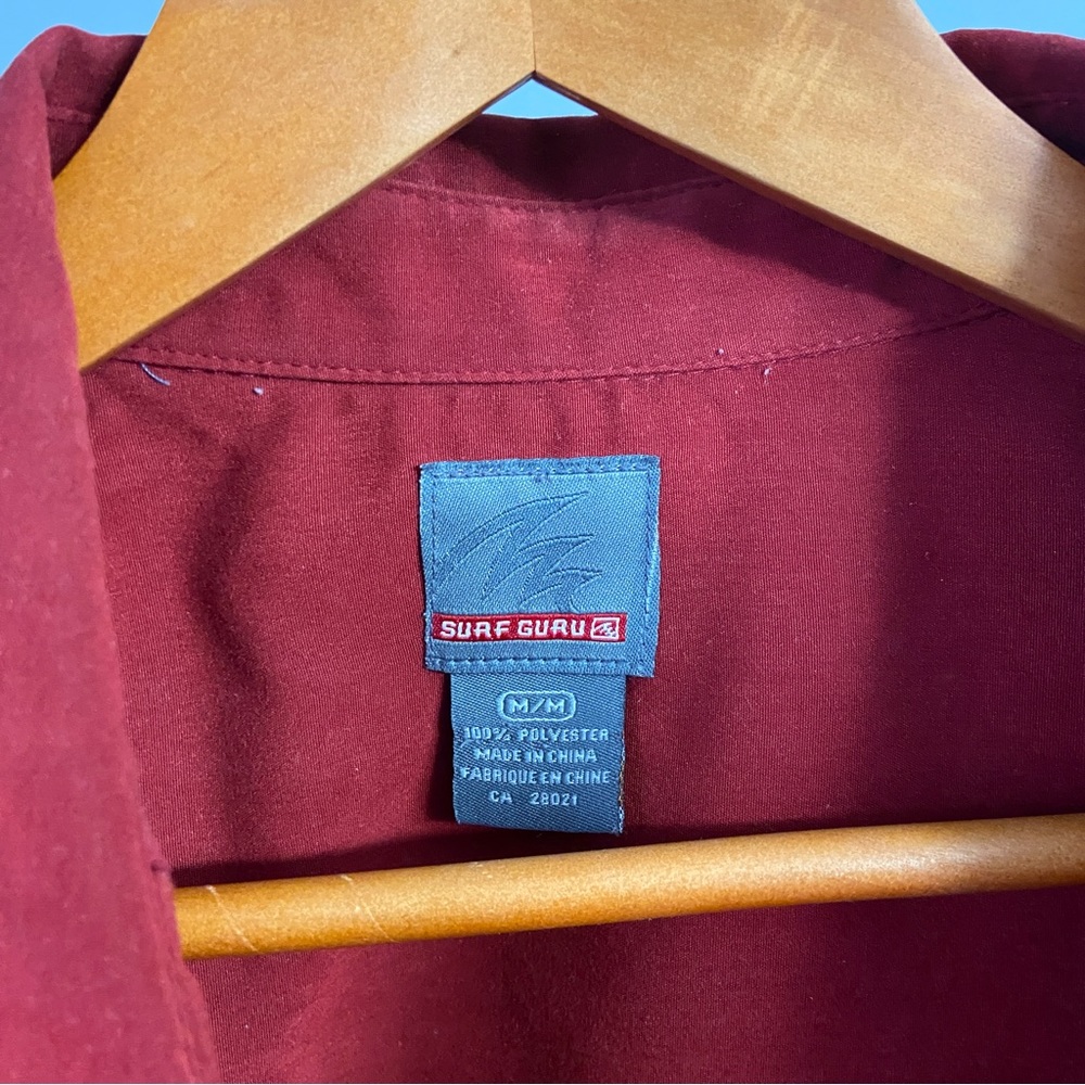 Red Button down T-shirts - Picture 3 of 4